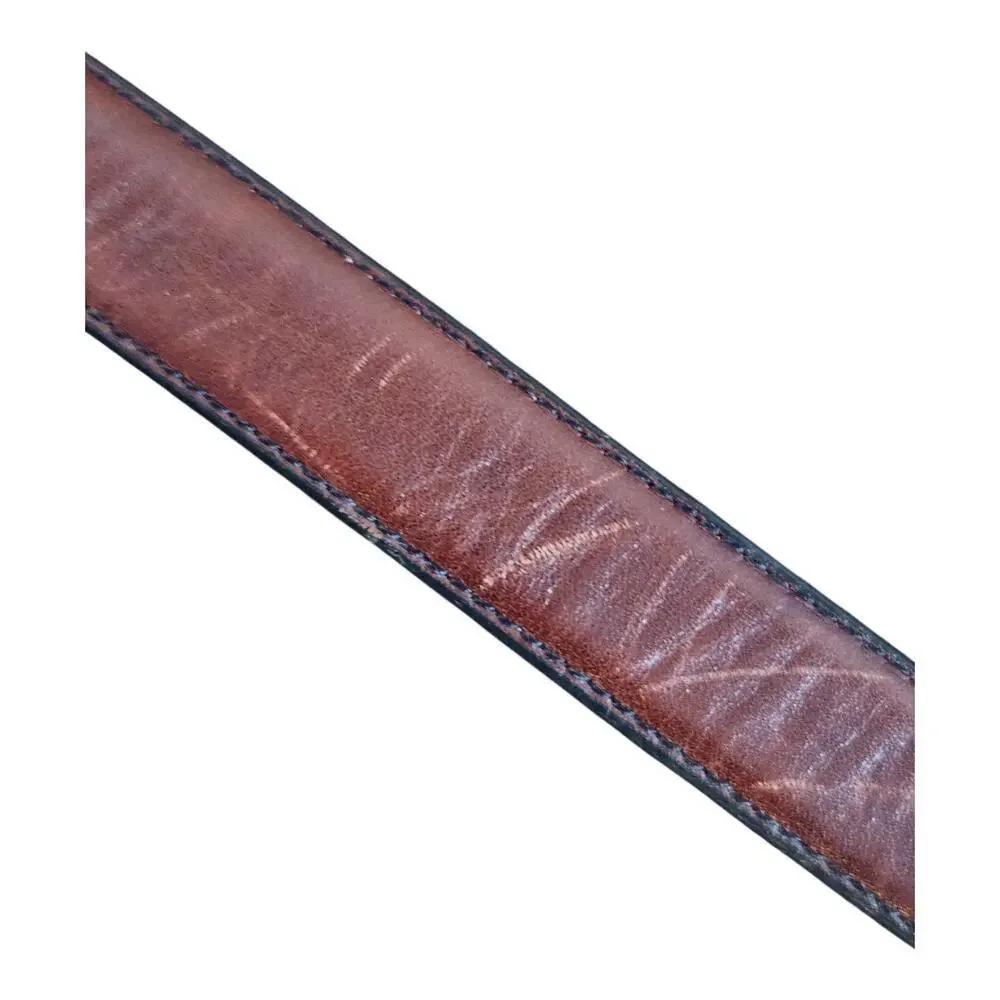 Pierre‎ Cardin Aniline cowhide lined brown belt mens sz 36